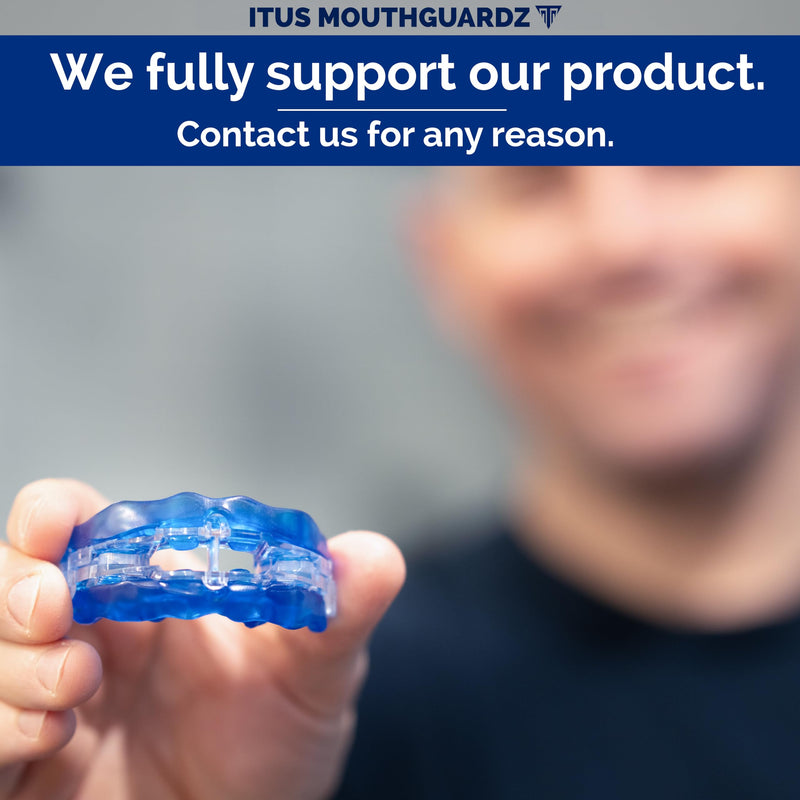 [Australia] - SilentZPro (BlueTech) - USA Designed & FDA Cleared Anti-Snore Mouthpiece - Fully Adjustable Anti-Snore Mouth Guard Device - Itus Mouthguardz Medium 