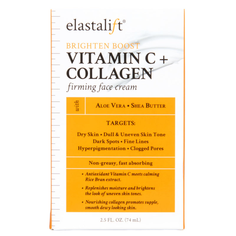 Elastalift Vitamin C Firming Face Cream Moisturizer Skin Care Facial Lotion, Potent Vitamin C Gel Cream For Face Targets Dry Skin, Age Spots, Wrinkles, Hyperpigmentation, & Sun Damaged Skin, 2 Fl Oz