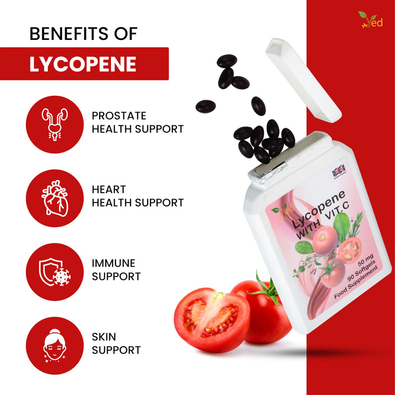 [Australia] - Ved Lycopene Supplement | 50mg x 90 Softgel 