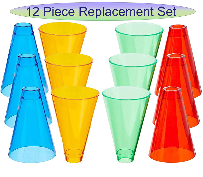 [Australia] - Stacking Hand Replacement Cones, Set of 12, Multicolor 