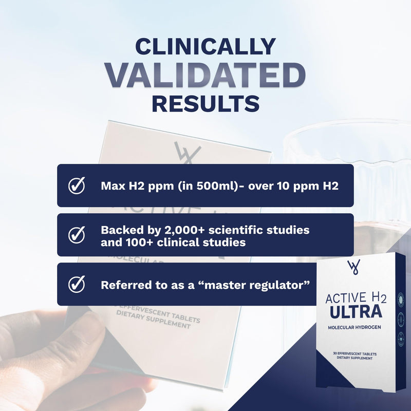 Active H2 Ultra Molecular Hydrogen 460mg, 60 Tablets