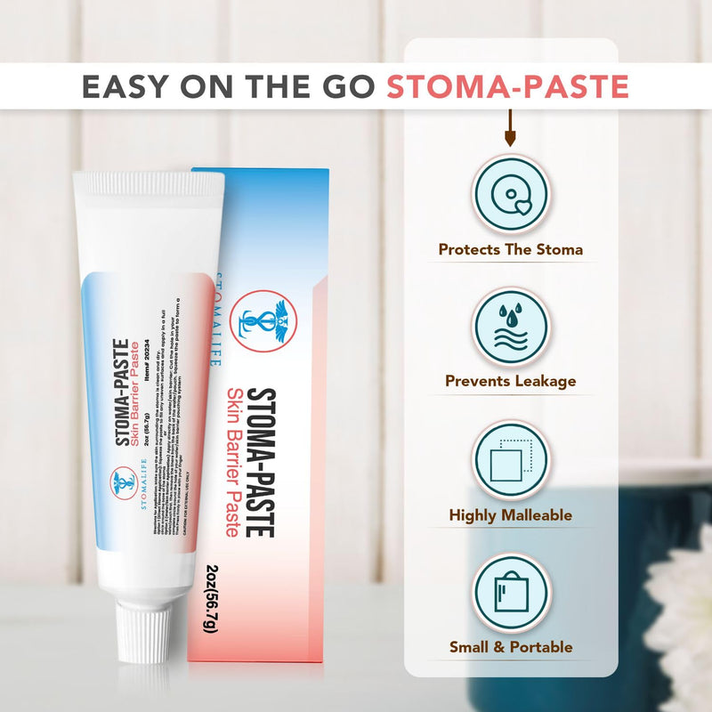 [Australia] - Ostomy Paste 2 Oz, Stoma Barrier Paste with Skin Irritation Prevention | Accessories for Ostomy-Colostomy-Ileostomy‚Ä¶ (2 oz (Pack of 1)) 2 Ounce (Pack of 1) 