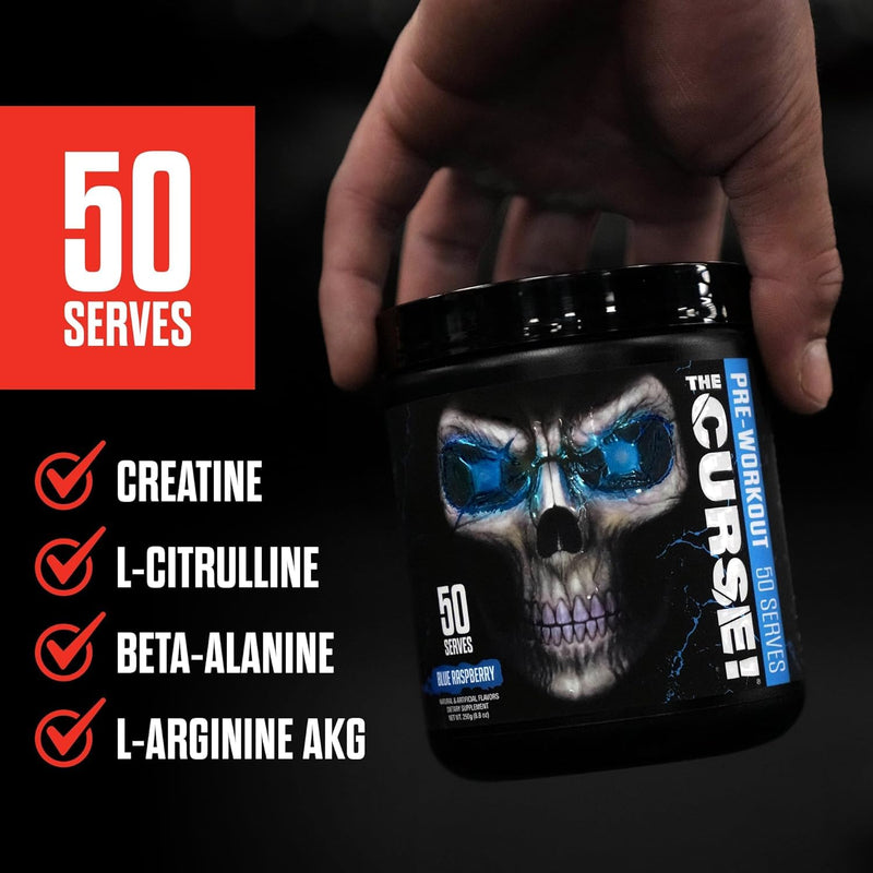 JNX The Curse! Pre Workout Powder Increases Blood Flow, Boosts Strength and Energy, Improves Exercise Performance with Creatine (Tropical Storm) Tropical Storm