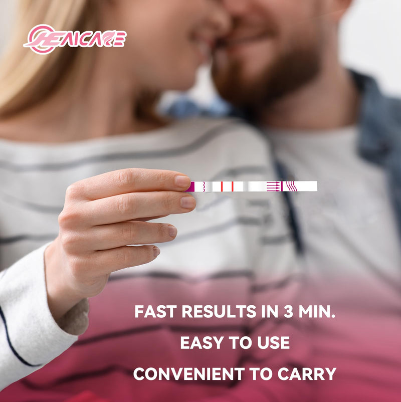 Ultra Sensitive Early Pregnancy Test Strips, 10 MIU/ml Highly Sensitive HCG Test Kit, Fast & Clear Results in 3 Minutes, Reliable Home Pregnancy Test, 10 Count