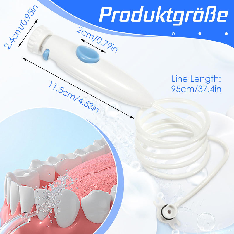 [Australia] - Water Flosser Oral Irrigator Oral Irrigator Replacement Tube Hose Handle Replacement for WP-100, Water Flosser Plastic Handle Hose Accessories for Oral Hygiene Compatible with WP-100 Sunlera Replacement Parts 