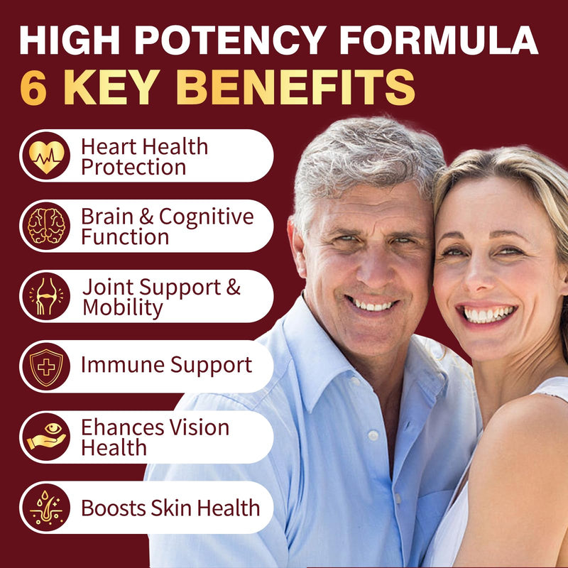 [Australia] - Krill Oil 1200mg, Antarctic Krill Oil Omega 3 Supplement with EPA, DHA，Astaxanthin & Phospholipids for Heart & Brain & Joint Health, No Fishy Aftertaste,120 Softgels (60 Servings) 120 Count (Pack of 1) 