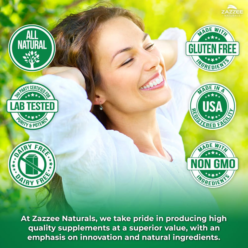 [Australia] - Zazzee High Potency CLA 3600, 180 Softgels, 3600 mg per Serving, Conjugated Linoleic Acid from Safflower Oil, Concentrated and Standardized, 60 Day Supply, Non-GMO and Made in The USA 