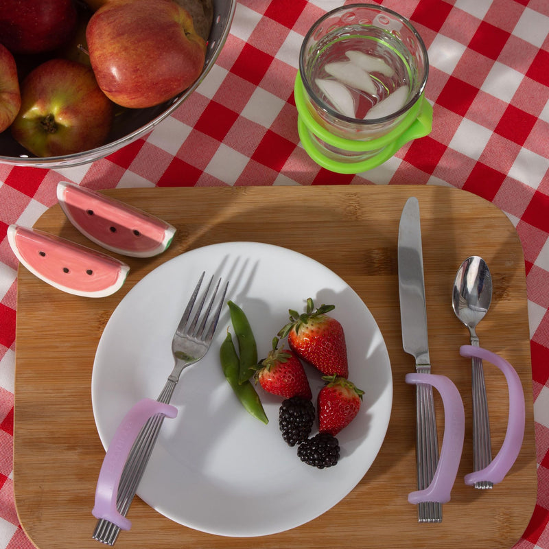 [Australia] - EaZyHold Kitchen 3-Pack - Grip Aid for Cooking, Eating and Drinking - Daily Living Silicone Adaptive Utensils Holder 