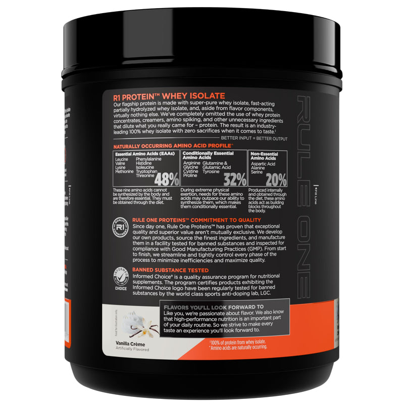 Rule One R1 Protein, Vanilla Creme - 450g