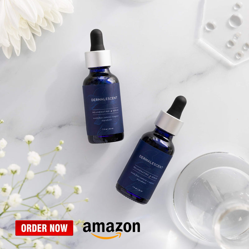 Antioxidant Serum for Anti Aging made from Organic Ingredients - Enhanced Facial Oil - Natural Wrinkle Skin Care with Vitamin E Vitamin C and Olive Squalane