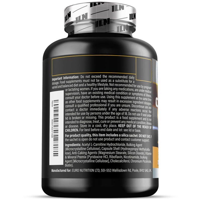 Acetyl L Carnitine Capsules (ALCAR) for Men & Women – 2000mg Acetyl L-Carnitine – Plus 6 Added Nutrients (240 Capsules) 240 count (Pack of 1)