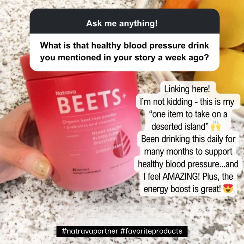 [Australia] - Beets+ Organic Beet Root Powder Blend Fortified with Vitamins & Prebiotics for Heart Healthy Energy & Nitric Oxide Production 