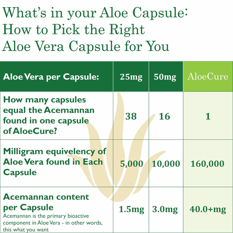 [Australia] - AloeCure Organic Aloe Vera Capsules, 130,000mg Inner Aloe Leaf Equivelant per Serving, Support Gut Health & Digestive Comfort, Stomach Acid Buffer, Natural Immune Supplement, Aloin Free, 30 Capsules 1 Bottle (30 Capsules) 