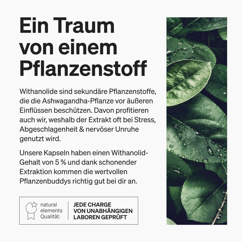 [Australia] - Organic Ashwagandha - KSM-66® premium raw material (180 capsules with above-average range) - original Indian sleepberry - natural, laboratory-tested, vegan, high dosage 