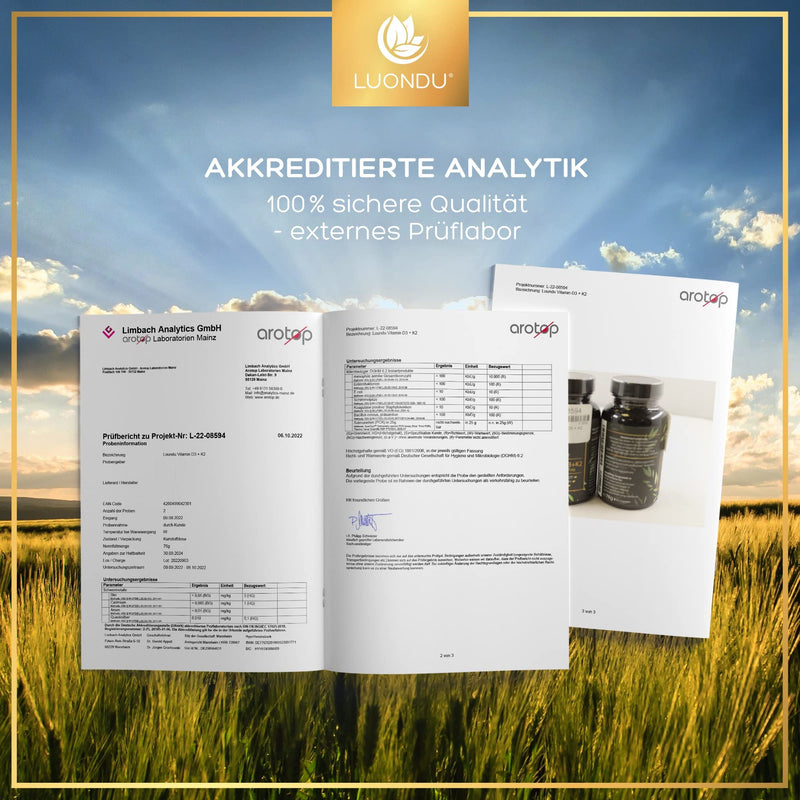 [Australia] - Luondu Vitamin D3 10,000 IU + Vitamin K2 MK7 200 mcg Depot (High Dose & Vegan) Vitamin D3 K2 Capsules High Dose (180 Capsules) 76 g (Pack of 1) 