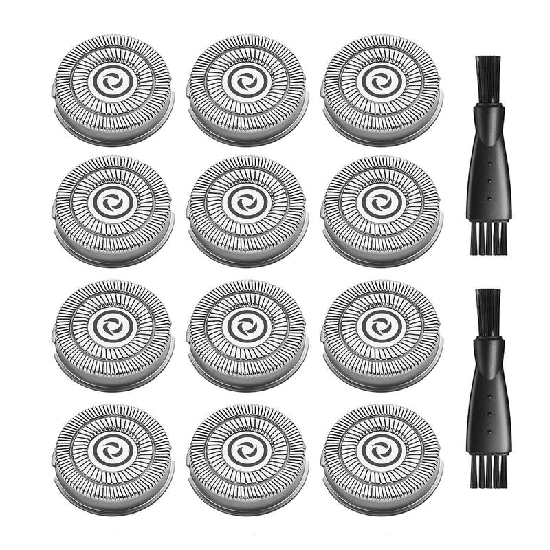 12 Pack Skull Shaver Blades Compatible with Pitbull Shaver Replacement Blade for Skull Shaver Replacement Heads Pitbull Shaver Replacement Head, Gifts for Men, Head Shavers for Bald Men 12 Packs