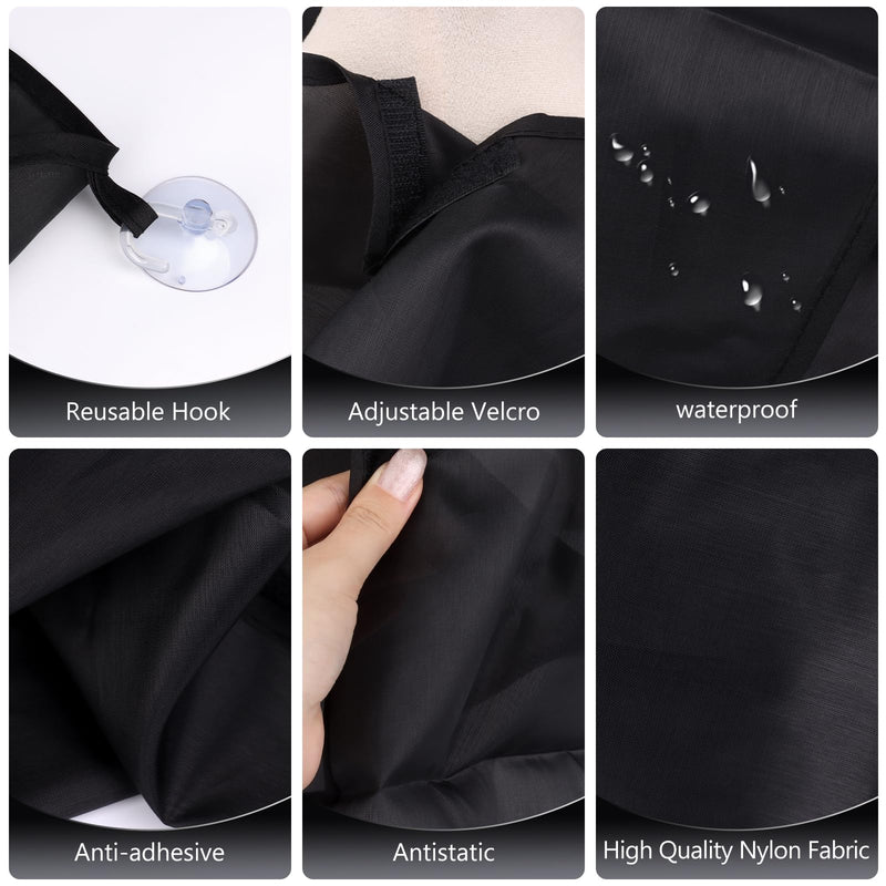 [Australia] - Beard Apron, Beard Shaving Bib with 6 Suction Cups, Waterproof Beard Trimming Catcher Cape, Beard Trimming Catcher Cape for Shaving Haircut, Gifts for Men 