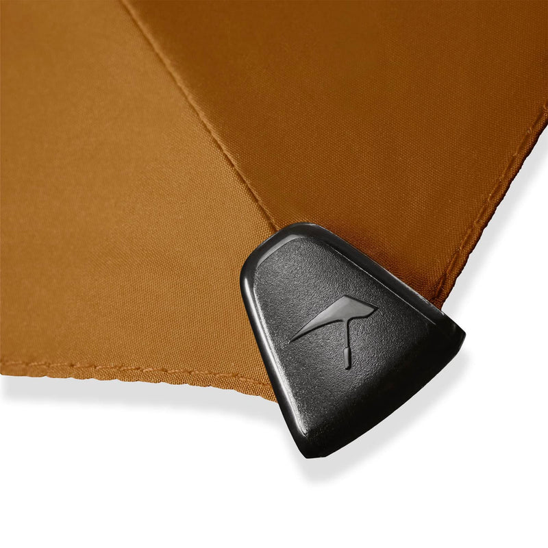 Senz° Mini Windproof Umbrella, Manual Folding, 91 x 91 cm - Sudan Brown