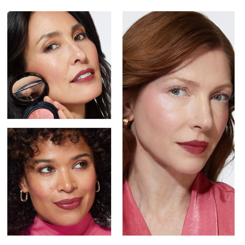 [Australia] - LAURA GELLER NEW YORK It's a Pink Thing Marbleized Makeup Collection - Limited Edition Blush & Lipstick Gift Set - Marbleized Baked Blush & Hydrating Lipstick - Perfect for Mother's Day Gifting 