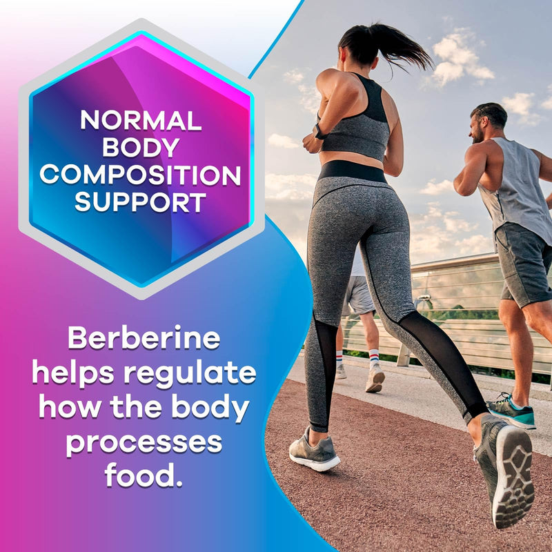 [Australia] - Berberine HCL 1200mg Supplement - Berberine HCI Capsules High Absorption Supplement for Heart Health & Immune Support, High Strength, Gluten-Free, Vegan, Non-GMO Pills - 60 Veggie Capsules 60 Count (Pack of 1) 