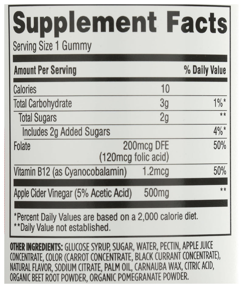 365 by Whole Foods Market, Apple Cider Vinegar Gummies, 60 Count