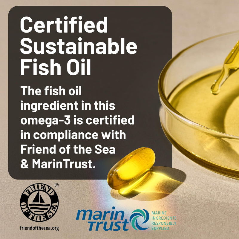 NatureWise Ultra Omega 3 Fish Oil 2200 mg – 1300 mg Omega-3 - Triglyceride Form - Lemon Flavor - Wild-Caught Fish Oil + EPA & DHA - Burpless, Non-GMO - 180 Softgels[3-Month Supply] 180 Count (Pack of 1)