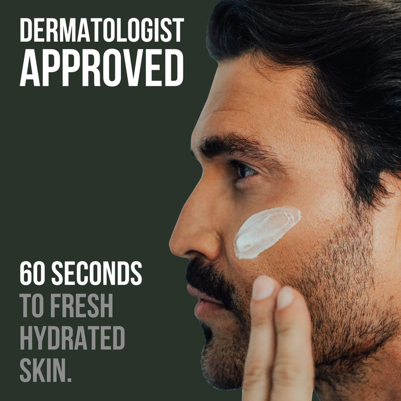 [Australia] - RUGGED & DAPPER Daily Duo Skincare Set for Men | Includes Age + Damage Defense Moisturizer & Daily Power Scrub Face Wash Face Wash & Moisturizer bundle 