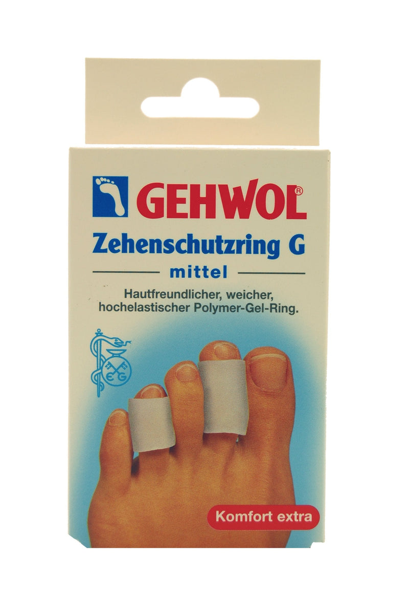 [Australia] - Gehwol 1026926 Toe Protection Ring G Polymer Gel Ring, Medium M (Pack of 2) 