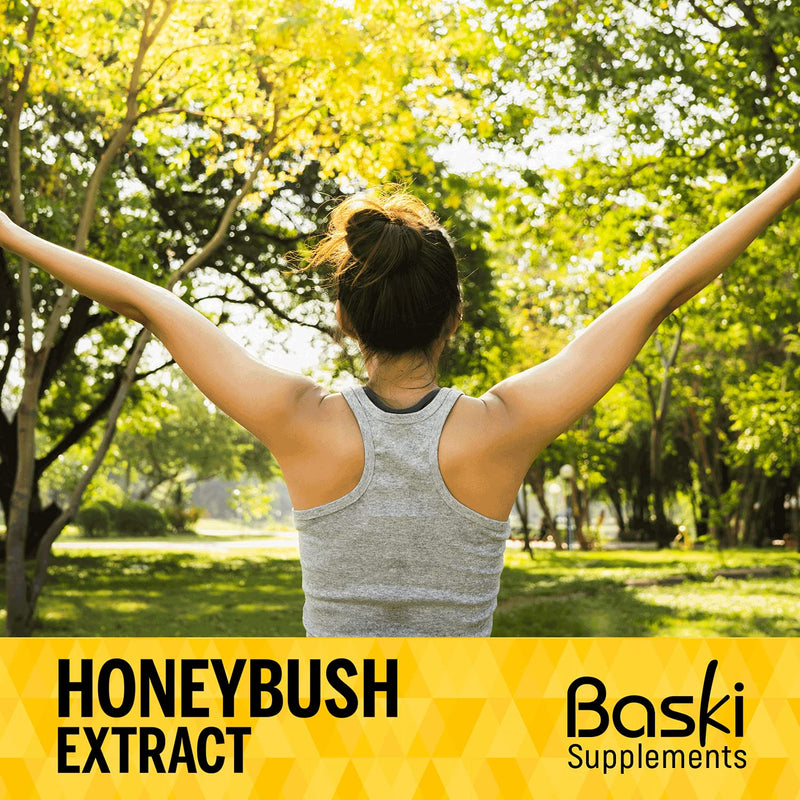 Honeybush Extract Natural Treatment & Support for Skin - Tea Base Supplement with Vitamins for Eczema, Acne, Psoriasis, Rosacea Relief - Supports Healthy Skin, 120 Capsules