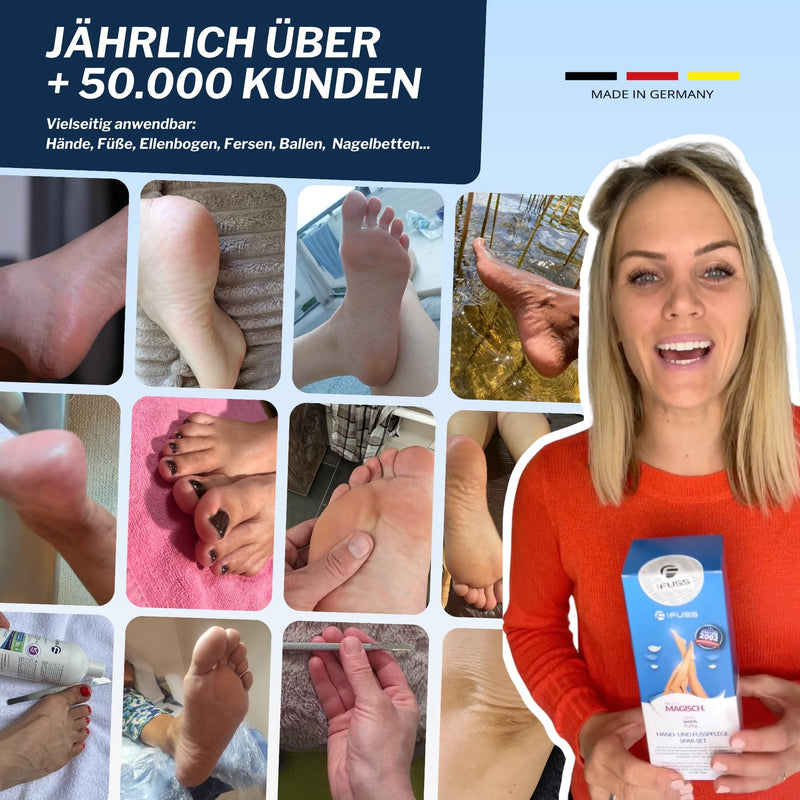 [Australia] - Mr. Fuss® Starter Kit 7-piece Edition Excell callus remover system package for gentle removal, including for manicures 