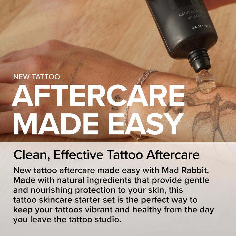 [Australia] - Tattoo Care Bundle Kit (3-Piece) Repair Soothing Gel, Enhance Balm & Defend SPF 30 Sunscreen - Full Coverage Tattoo Care Kit for New & Current Tattoos Sunscreen, Soothing Gel, Balm 