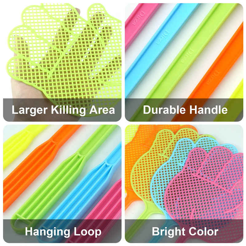 [Australia] - Fly Swatter - Funny Hand Shaped Fly Swatters -Durable - Colorful for Home/Indoor/Outdoor/Classroom/Office/Pack of 5 