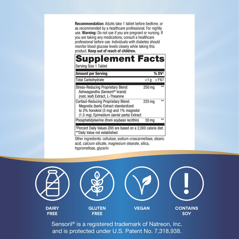 [Australia] - Nature's Way Sleep Tonight, Stress-Reducing Formula to Promote Restful Sleep*, With Ashwagandha and L-Theanine, Vegan, 28 Tablets (Packaging May Vary) 