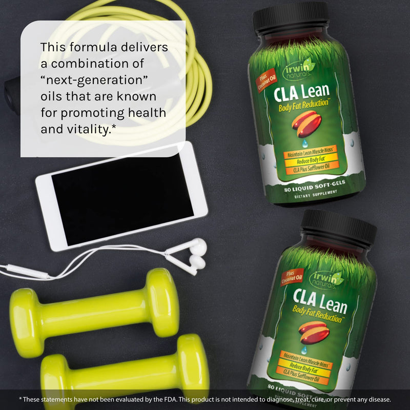 [Australia] - Irwin Naturals Cla Lean Body Fat Reduction 80 Sgels 1 