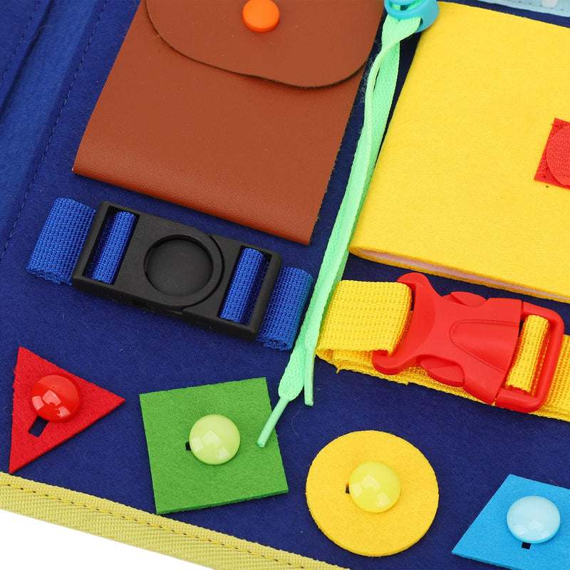 [Australia] - Dementia Fidget Blanket, Dementia Activities for Seniors, Alzheimer's Products Busy Blanket, Fidget Toy Sensory Blanket for Autism, Alzheimer's and Dementia, Anxiety Relief 