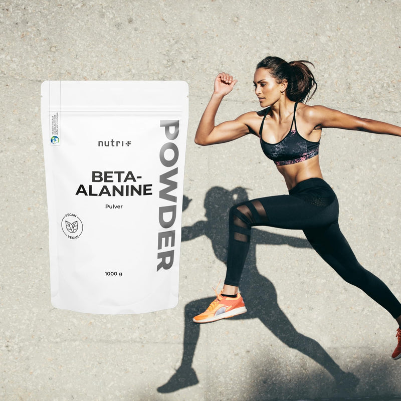 [Australia] - Nutri + Beta Alanine 1 kg powder - vegan, pure, high dosage and without additives - 1000 g pre-workout booster ß Alanine powder - ideal as a training booster 1 kg (pack of 1) 