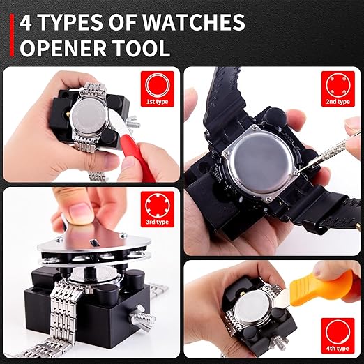 Watch Band Tool Kit - Watch Link Remover, Spring Bar Tool Set for Watch Repair and Watch Band Replacement