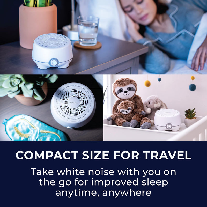 [Australia] - Marpac Yogasleep Whish White Noise Sound Machine 16 Natural Nature & Soothing Sounds with Volume Control, 1.3 kg, White 