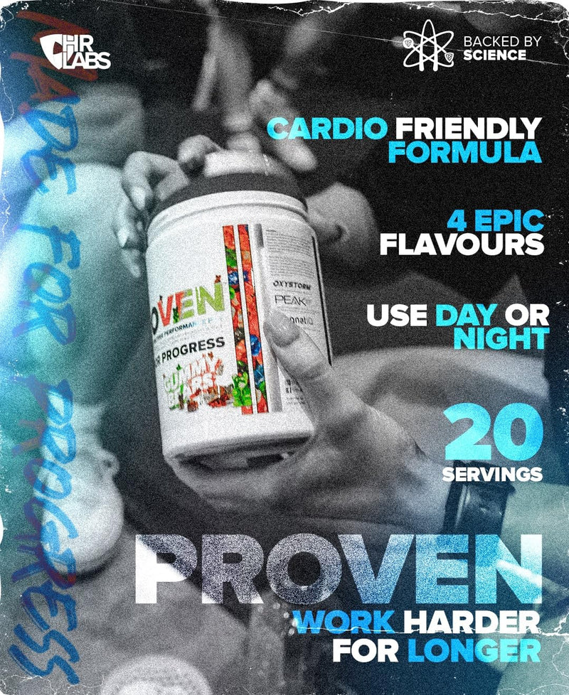 Proven, Ultimate Stim Free Performance Pre Workout Powder, 20 Servings, 4 Flavours (Frootz) Frootz
