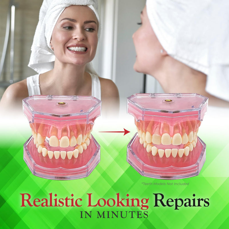[Australia] - BF Products SmileFix Deluxe Dental Repair Kit - Color Matching Compound - Includes Tools - Missing Or Damaged Teeth - Fix Gaps, Broken Teeth - Durable Tooth Repair - Fast & Easy Process 