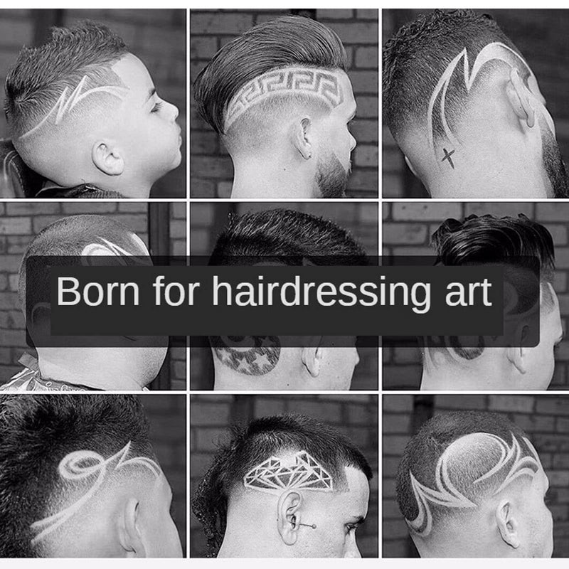 T Blade Hair Trimmer, USB Charging Washable Hair Trimmer Hair Clipper Electric Professional Portable for Grooming (Metallic Gold Pattern)