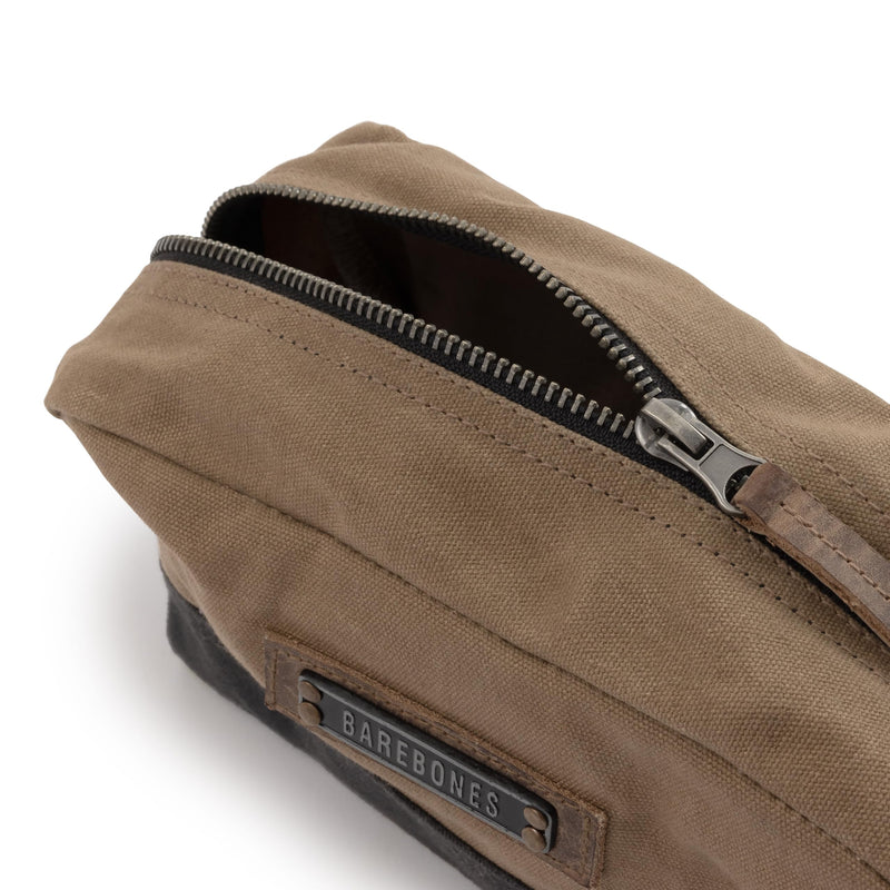 Barebones Neelum 3L Dopp Kit - Stylish Toiletry Bag for Travel Essentials, Water-Resistant and Durable Canvas Bag for Cosmetics and Personal Hygiene Items, Easy to Clean