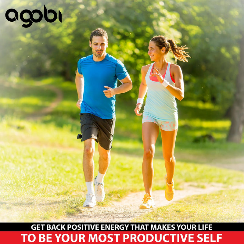 [Australia] - agobi 7in1 Adrenal Support Supplement - Equivalent to 8050mg Concentrated Ashwagandha, Panax Ginseng, Rhodiola Rosea & More - 60 Capsules 2 Month for Body Balance 