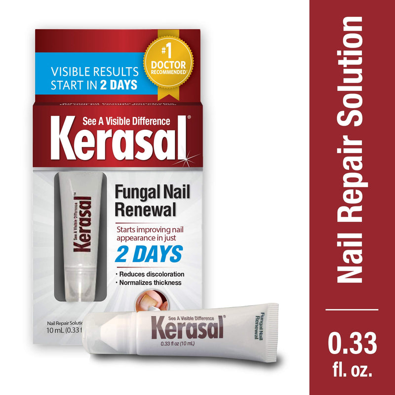 Kerasal Nail Fungal Nail Renewal Treatment 10ml (2 Pack) 0.33 Fl Oz (Pack of 2)