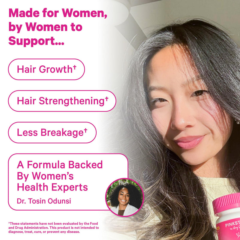 Pink Stork Total Glow Gummies for Women – 60 Berry Gummies | Hair, Skin & Nails Vitamin with Biotin, Vitamin A, B6, B12, Folate, Zinc - Radiant Skin Support, Strong Nails Support