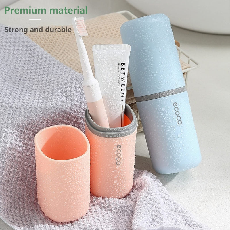 [Australia] - Toothbrush Travel Case, Multifunctional Dustproof Toothbrush Cover, Portable Toothbrush Holder,Suitable for Business Camping Travel or Daily Use(Pink) Pink 