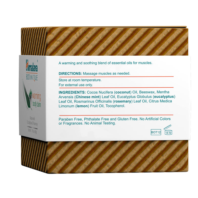 [Australia] - Himalaya Botanique Warming Body Balm for relaxation, Provides Long Lasting Comfort, 1.76 oz, 2 Pack 1.76 Ounce (Pack of 2) 