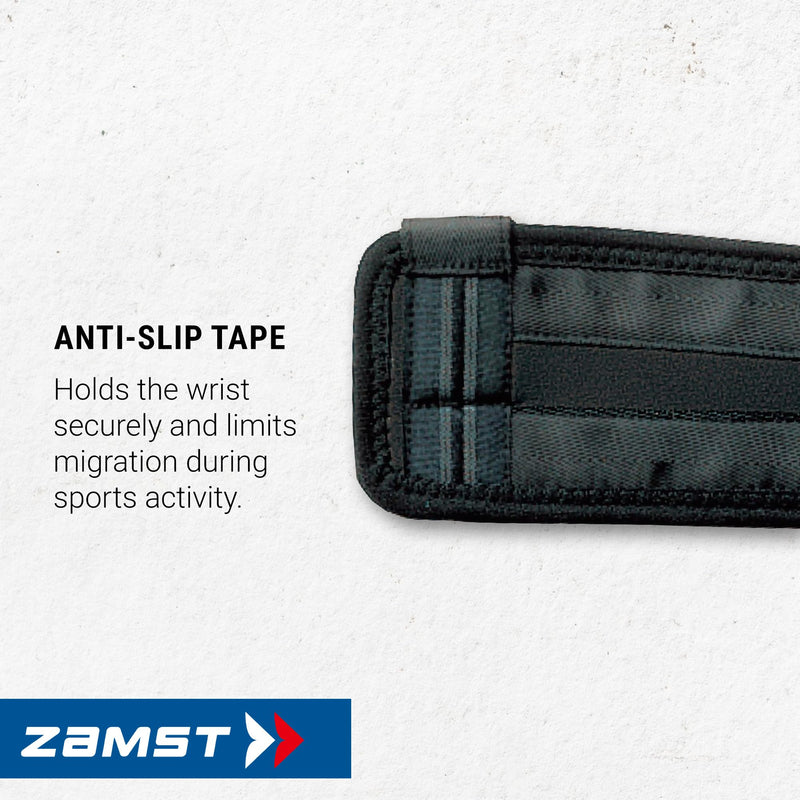 [Australia] - Zamst Wrist Band - Adjustable Sports Wrist Brace with Dual Strap Structure for General Wrist Support, Wrist Wraps for Pain Relief - for Tennis, Racket Sports, Gym, Working Out Small 