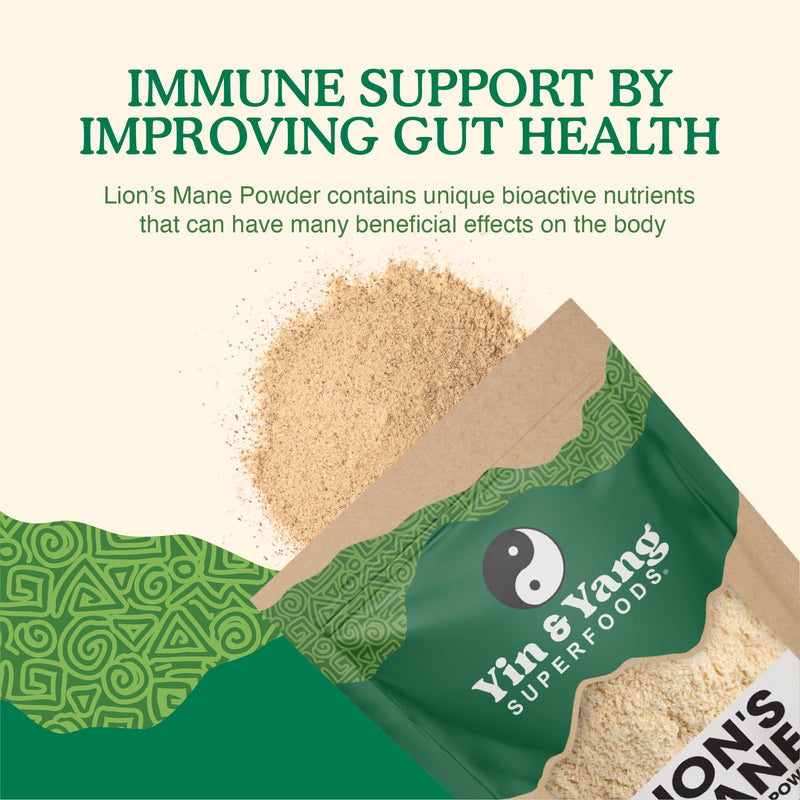 Organic Lion's Mane Mushroom Powder | 7 Month Supply | High-Strength Full-Spectrum Extract for Cognitive Function, Focus, and Immune Support | 100% Pure Hericium Erinaceus 250 g (Pack of 1)
