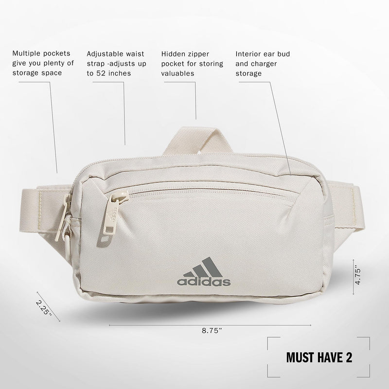 adidas Must Have Fanny Pack – Belt Bag for Men & Women One size Alumina Beige/2